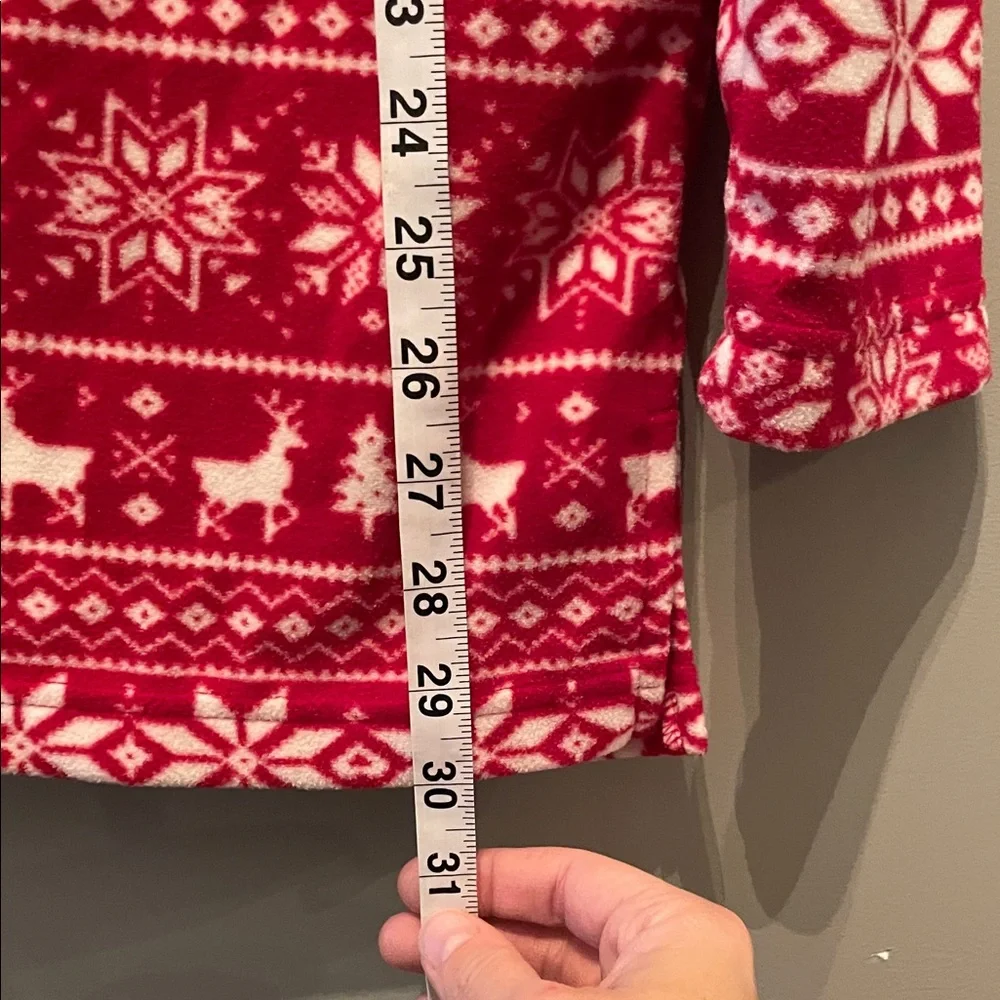Lands' End Holiday Fleece Womens Tunic Size M - Picture 6 of 7